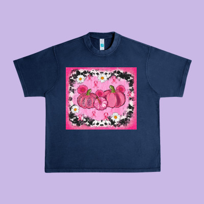 Breast Cancer Pumpkins Urban Heavy Tee Designed By Adodesignshop