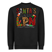 Black santa's favorite lpn Heavyweight Sweatshirt - Jasminsmagicworld