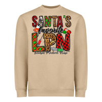 Santa's Favorite Lpn Heavyweight Sweatshirt | Teevron