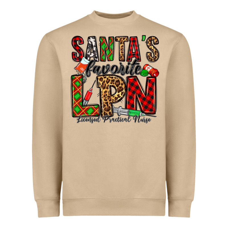 Santa's Favorite Lpn Heavyweight Sweatshirt by Jasminsmagicworld | Teevron