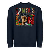Navy santa's favorite lpn Heavyweight Sweatshirt - Jasminsmagicworld