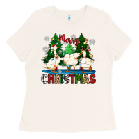 Bone merry christmas duck Ladies Tee - Zillion Design Studio
