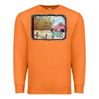 Carrot Christmas Barn Tractor Snow Premium Sweatshirt - Bettercallsaul