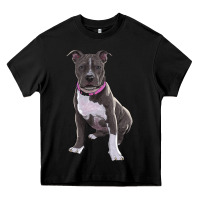 Black pitbull Heavy Core Tee - RanaPortraitStore