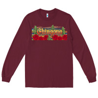 Burgundy chingona Long Sleeve Tee - JahusDesignShop