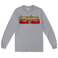 Heather Grey chingona Long Sleeve Tee - JahusDesignShop