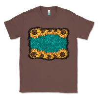 Chestnut sunflower background Classic Tee - BarkalooDesign