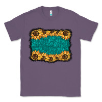 Lavender sunflower background Classic Tee - BarkalooDesign