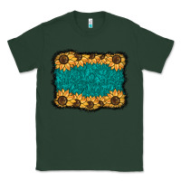 Sports Green sunflower background Classic Tee - BarkalooDesign