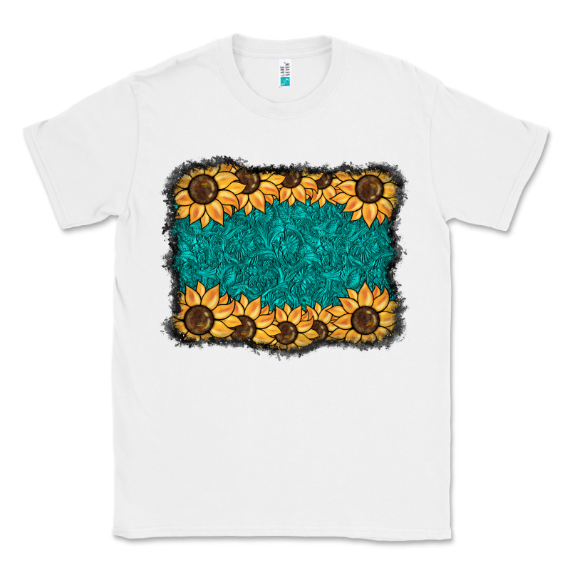 Sunflower Background Classic Tee by BarkalooDesign | Teevron