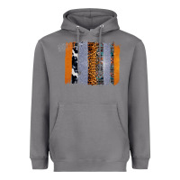 Storm Western Cowhide Glitter Aztec Leopard Pattern Brushstroke Heavyweight Hoodie - Bettercallsaul