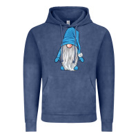 Vintage Denim winter gnome Vintage Hoodie - JahusDesignShop
