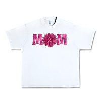 White breast cancer mom sunflower Urban Heavy Tee - AdoDesignShop