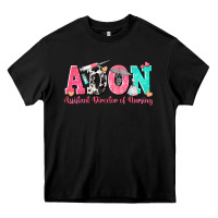 Black adon assistant director of nursing Heavy Core Tee - texasbilliewilder