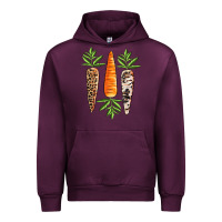 Mauve Wine Easter carrot Easter Day Urban Hoodie - CowGirlArtShop