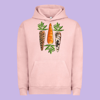 Easter Carrot Easter Day Urban Hoodie Designed By Cowgirlartshop