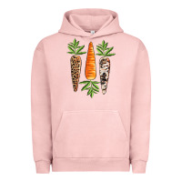 Pigment Salmon Easter carrot Easter Day Urban Hoodie - CowGirlArtShop
