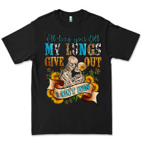 Black i'll love you tillmy lungs give out i ain't lyin' Premium Tee - Zillion Design Studio