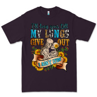 Plum i'll love you tillmy lungs give out i ain't lyin' Premium Tee - Zillion Design Studio