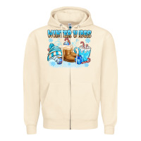 Sandshell winter vibes Zipper Hoodie - MaliasSmallBusiness