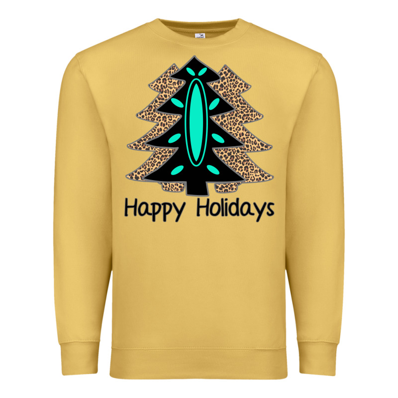 Happy Holidays Tree Premium Sweatshirt by Bettercallsaul | Teevron