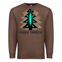 Chestnut Happy Holidays Tree Premium Sweatshirt - Bettercallsaul