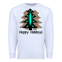 White Happy Holidays Tree Premium Sweatshirt - Bettercallsaul