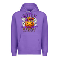 Purple Witch Better Have My Candy Premium Hoodie - texasbilliewilder