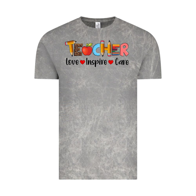 Teacher Love Inspıre Care Wıth  And Pen Vintage Tee by Artiststas | Teevron