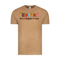 Vintage Camel teacher love inspıre care wıth  and pen Vintage Tee - Artiststas
