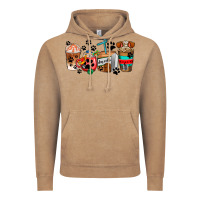 Vintage Coffee dogs coffee cups Vintage Hoodie - AdoDesignShop