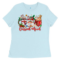 Baby Blue current mood coffee cups Ladies Tee - Zillion Design Studio