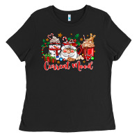 Black current mood coffee cups Ladies Tee - Zillion Design Studio