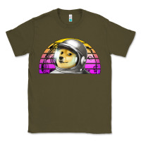 Army Green dogecoin to the mars Classic Tee - Jasminsmagicworld