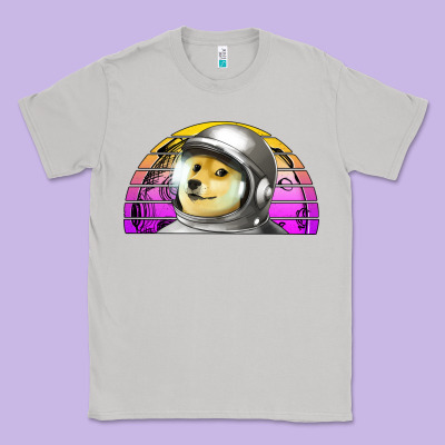 Dogecoin To The Mars Classic Tee Designed By Jasminsmagicworld