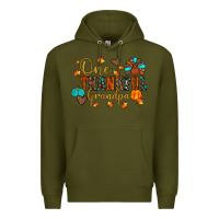 Army Green one thankful grandpa Premium Hoodie - JahusDesignShop