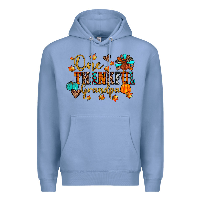 One Thankful Grandpa Premium Hoodie by JahusDesignShop | Teevron