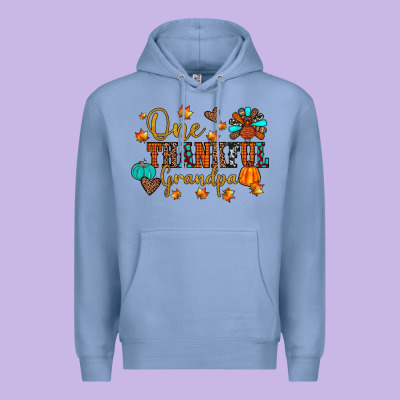 One Thankful Grandpa Premium Hoodie Designed By Jahusdesignshop