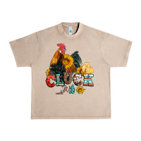 French Oak cluck it coop animals hen and chick aztec serape leopard Urban Heavy Tee - Artiststas