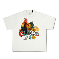 Pistachio cluck it coop animals hen and chick aztec serape leopard Urban Heavy Tee - Artiststas