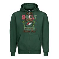 Sports Green in my holly jolly babe era Zipper Hoodie - MaliasSmallBusiness