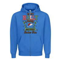 In My Holly Jolly Babe Era Zipper Hoodie | Teevron