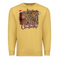 Antique Gold Merry Christmas Hairdresser Premium Sweatshirt - Bettercallsaul