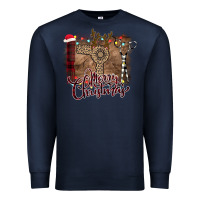 Navy Merry Christmas Hairdresser Premium Sweatshirt - Bettercallsaul