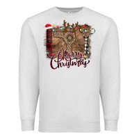 Oatmeal Heather Merry Christmas Hairdresser Premium Sweatshirt - Bettercallsaul