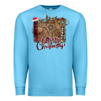 Ocean Blue Merry Christmas Hairdresser Premium Sweatshirt - Bettercallsaul
