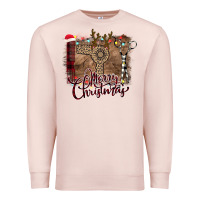Pale Pink Merry Christmas Hairdresser Premium Sweatshirt - Bettercallsaul