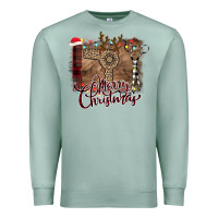Seafoam Merry Christmas Hairdresser Premium Sweatshirt - Bettercallsaul