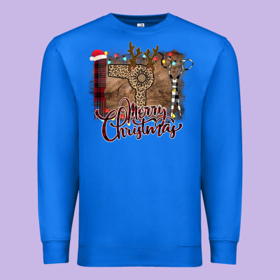 Merry Christmas Hairdresser Premium Sweatshirt Designed By Bettercallsaul