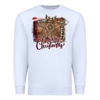 White Merry Christmas Hairdresser Premium Sweatshirt - Bettercallsaul